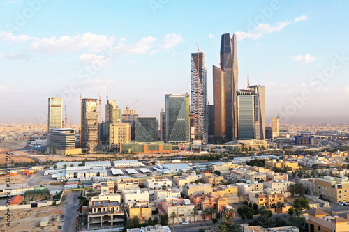 King Abdullah Financial District in Riyadh Saudi Arabia