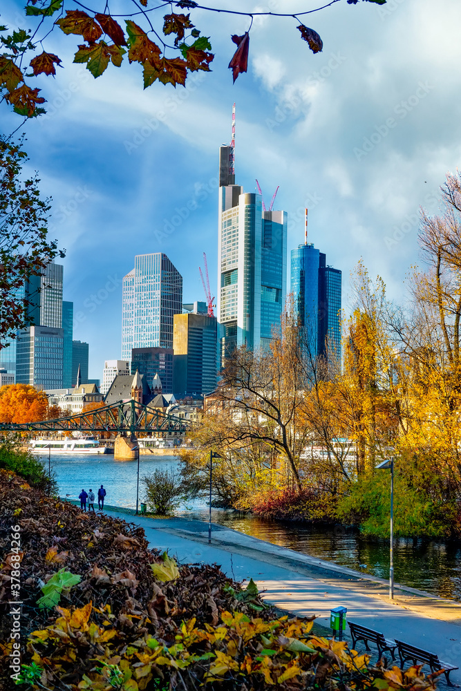 Fototapeta premium Skyline Frankfurt am Main