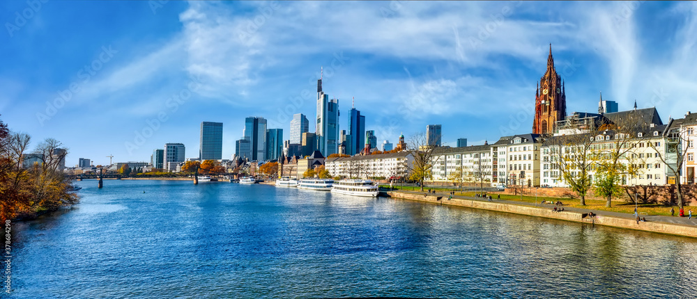 Fototapeta premium Skyline Frankfurt am Main