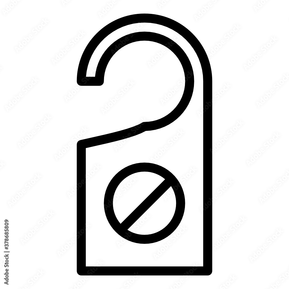 hotel service line style icon. suitable for your creative project. hotel service line style icon. suitable for your creative project.