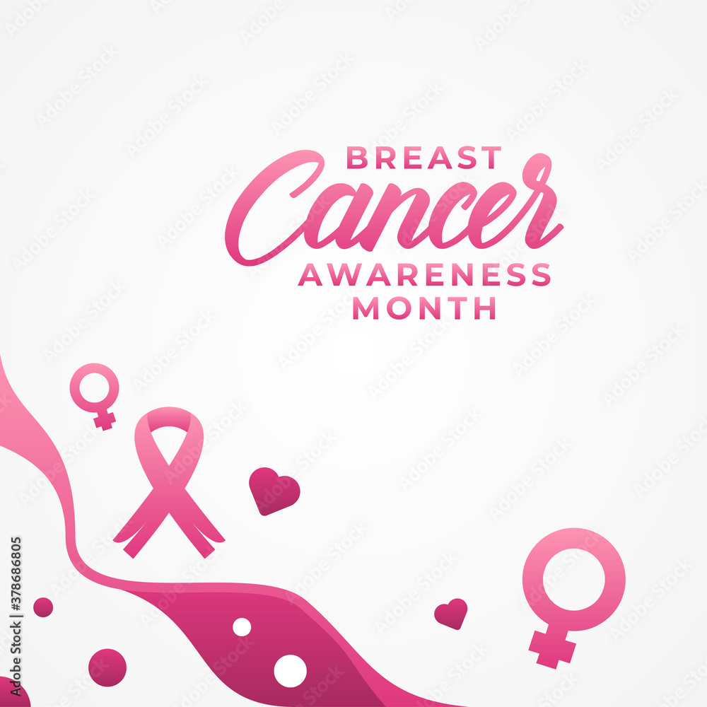 Breast Cancer Awareness Month Vector Design Illustration Breast Cancer Awareness Month Vector Design Illustration