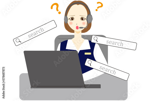 コールセンター　オペレーター　女性　検索