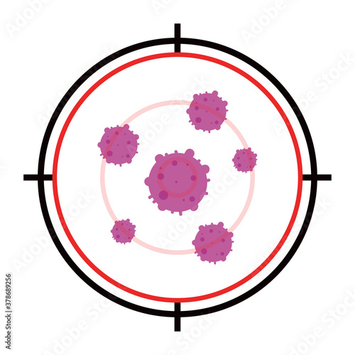 Bacteria vector. wallpaper. free space for text. bacteria vector pattern. Virus vector.