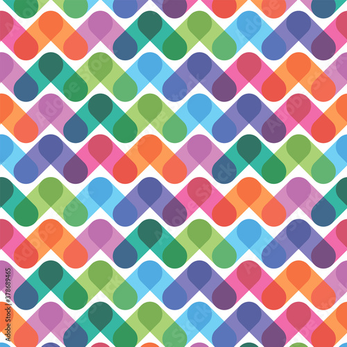 colorful geometrical abstract seamless pattern