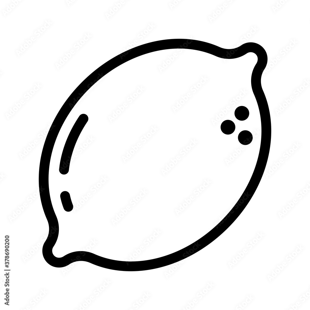Lemon Fruit Icon vector for any purposes graphic illustration Lemon Fruit Icon vector for any purposes graphic illustration