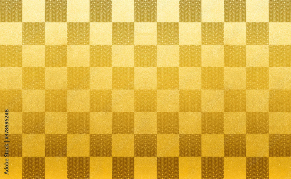 Money. Plaid. Checkered pattern. Golden. texture.
金 チェック柄 市松模様 金色 テクスチャ 麻の葉 Money. Plaid. Checkered pattern. Golden. texture.
金 チェック柄 市松模様 金色 テクスチャ 麻の葉