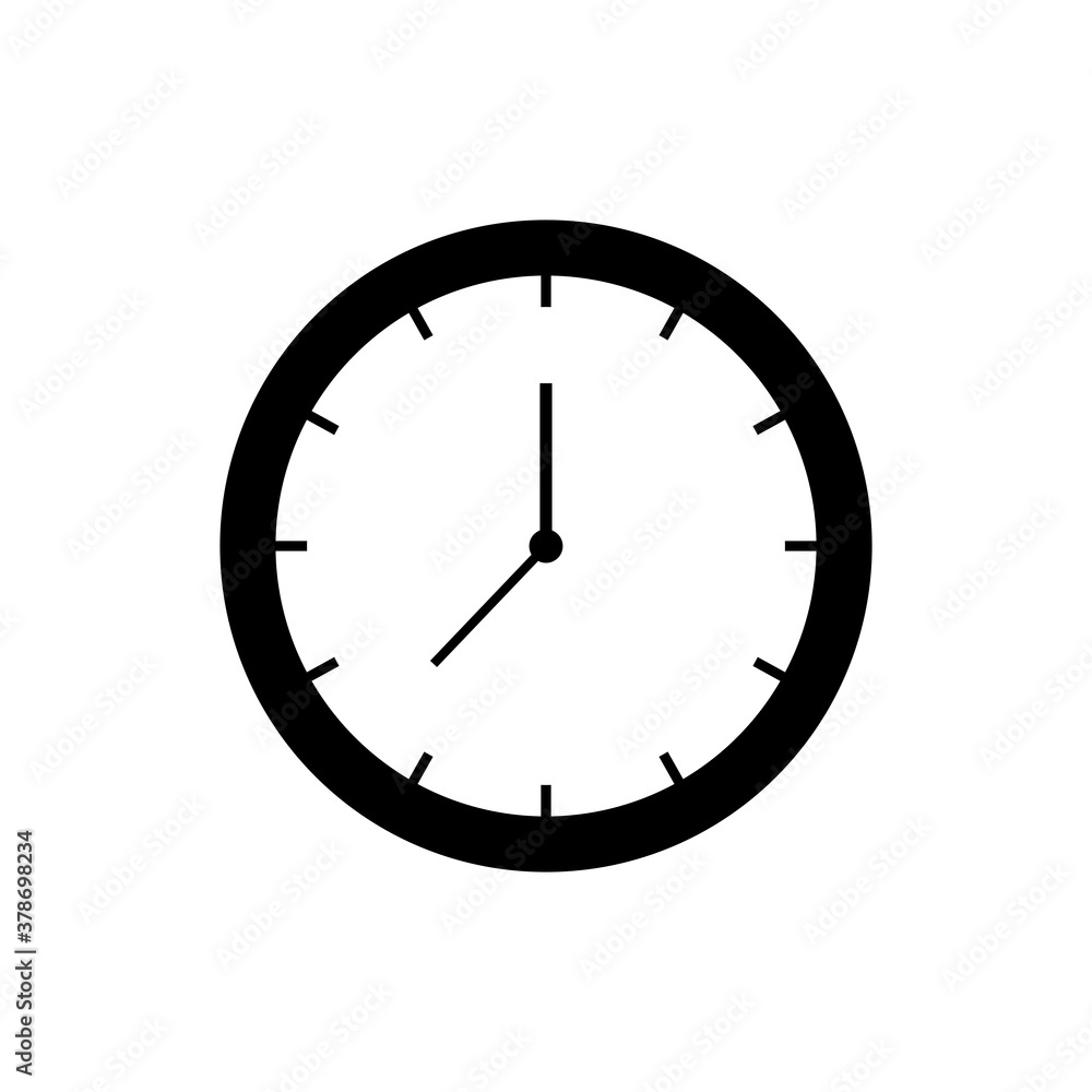 clock icon, watch icon vector symbol clock icon, watch icon vector symbol
