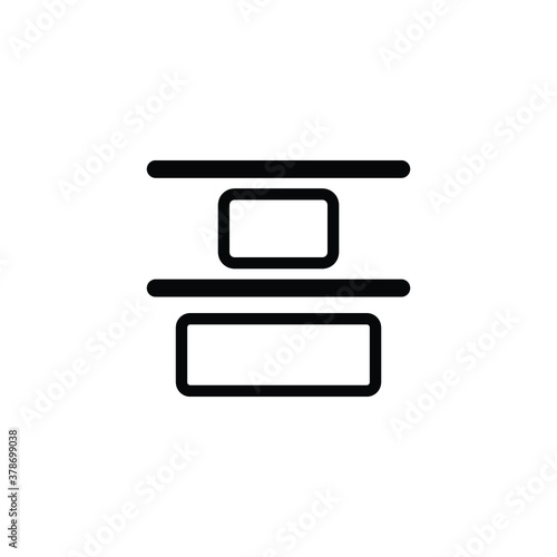 basic editing tools alignment icon