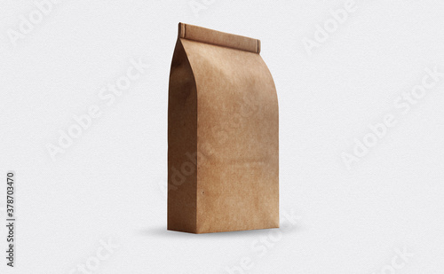 Paper Coffee Bag Mockup Design