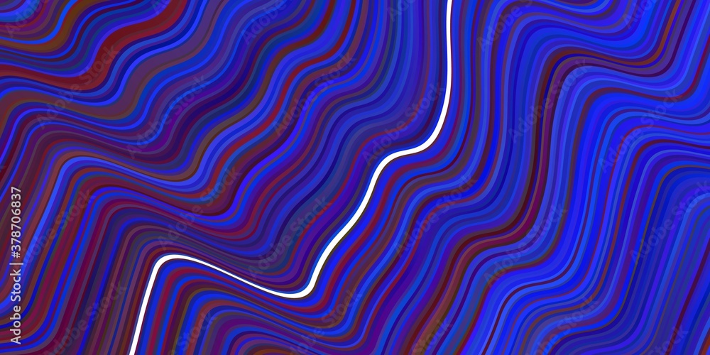Dark Blue, Red vector texture with wry lines. Dark Blue, Red vector texture with wry lines.