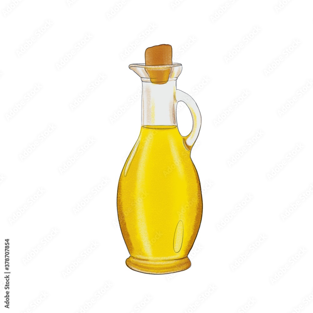 Isolited element, ingredient for recipe on white background: bottle of oil
Isolited element, ingredient for recipe on white background: bottle of oil
