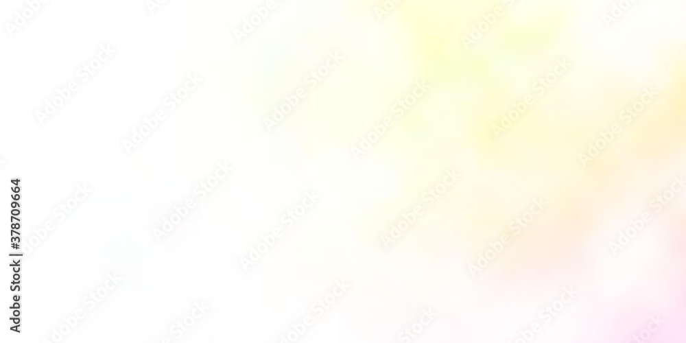 Light Pink, Yellow vector layout with cloudscape. Gradient illustration with colorful sky, clouds. Pattern for your commercials. Light Pink, Yellow vector layout with cloudscape. Gradient illustration with colorful sky, clouds. Pattern for your commercials.