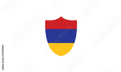 Free Download Armenia flag shield vector illustration - GFXLoad