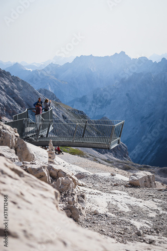 Blick aus der Zugspitze, Bayern