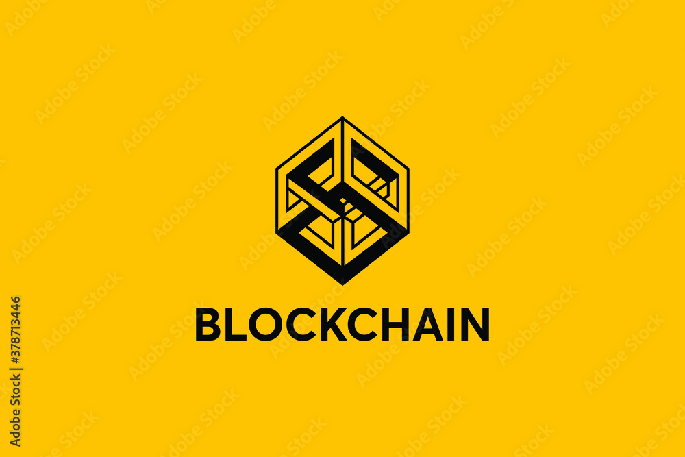 Blockchain Logo Template. 3D Hexagon Shape Technology Vector Design. Cryptocurrency Illustration. Outstanding professional elegant trendy awesome artistic black color blockchain icon logo. Blockchain Logo Template. 3D Hexagon Shape Technology Vector Design. Cryptocurrency Illustration. Outstanding professional elegant trendy awesome artistic black color blockchain icon logo.