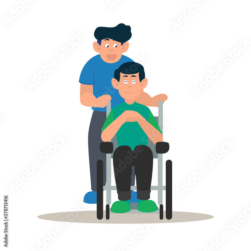 Disabled people and friends...