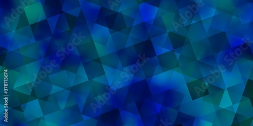 Light BLUE vector layout with rectangles, triangles.