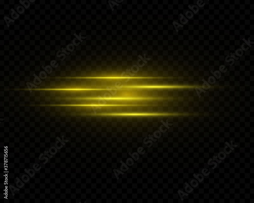 Abstract lines with glow light effect