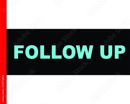 BLACK VECTOR BANNER follow up