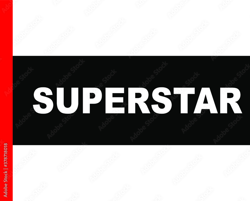 BLACK VECTOR BANNER superstar BLACK VECTOR BANNER superstar