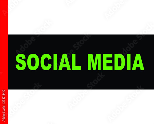 BLACK VECTOR BANNER social media