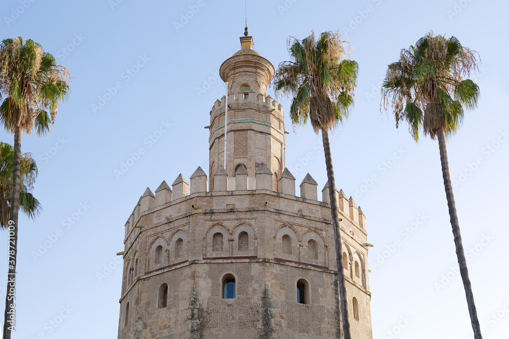 Golden tower (in spanish Torre del Oro), Seville, Spain