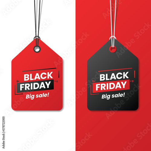 Black Friday Sale Tags Design