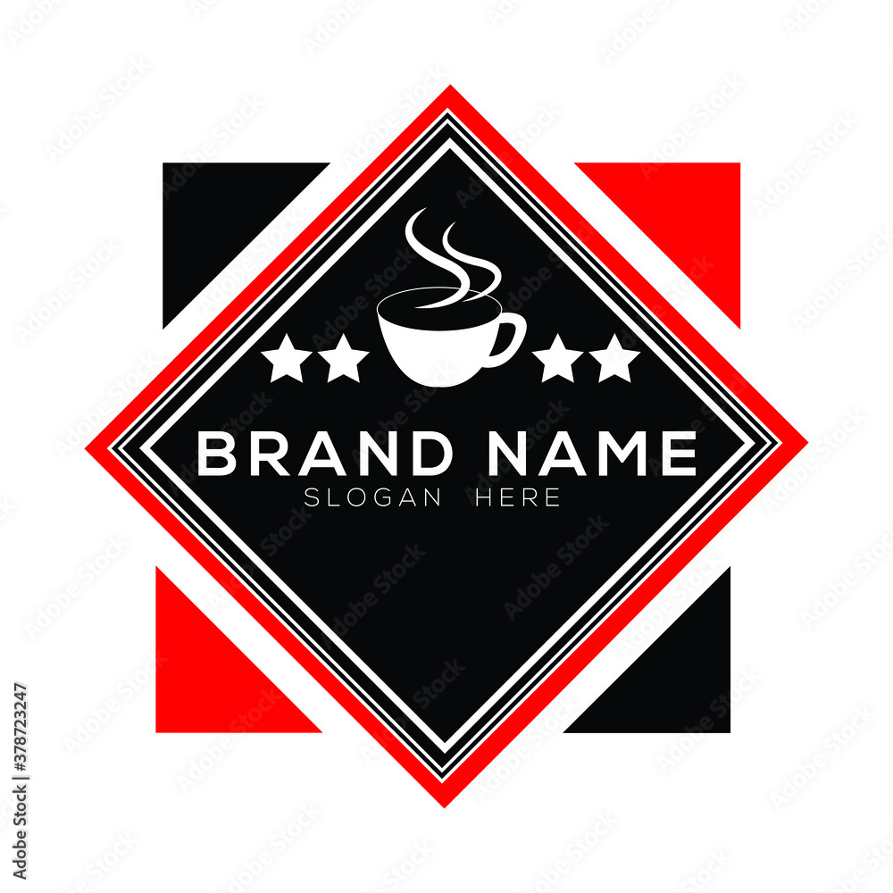 Obraz premium logo design for coffee brand