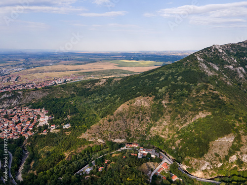 Aerial view of town of Asenovgrad, Bulgaria © Stoyan Haytov