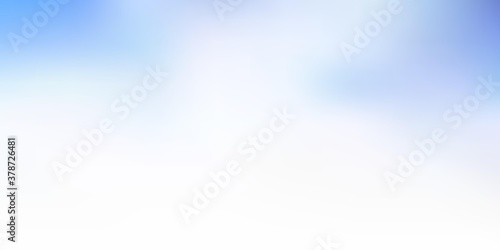 Light blue, yellow vector abstract blur drawing.