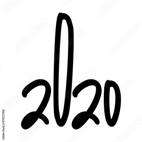 2020 logo as a hand showing the middle finger or shit. Middle finger illustartion Hand gesture. Funny coronavirus (2019-ncov) - quote, antidepressant lettering phrase. Coronavirus get well concept.
