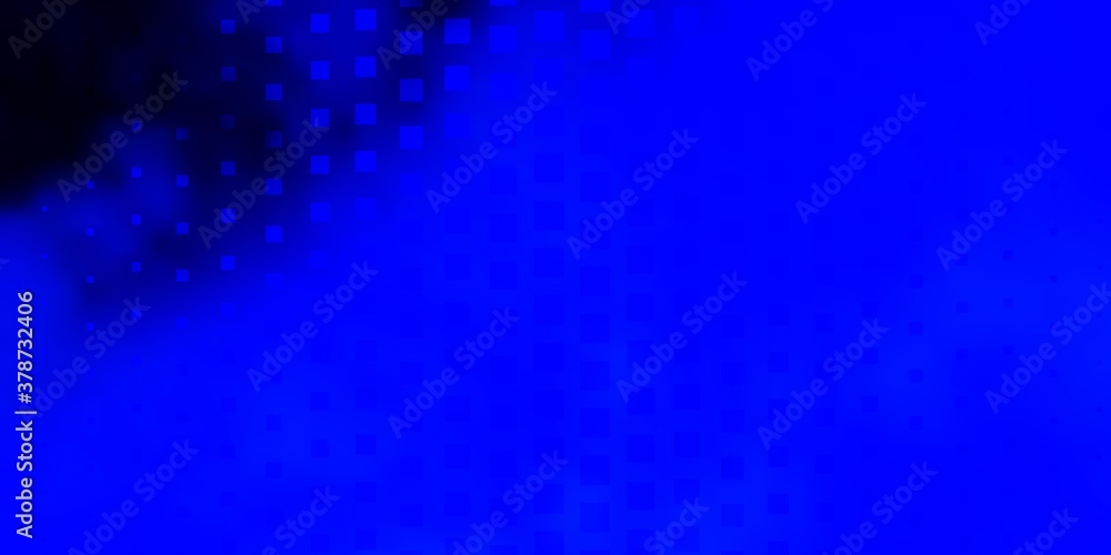 Dark BLUE vector layout with lines, rectangles. Abstract gradient illustration with colorful rectangles. Modern template for your landing page.