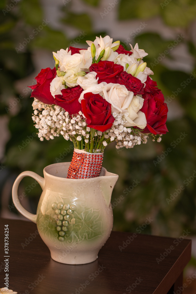 Obraz premium bouquet of roses for the bride