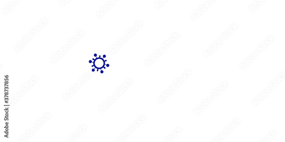 Light blue, green vector background with covid-19 symbols. Light blue, green vector background with covid-19 symbols.