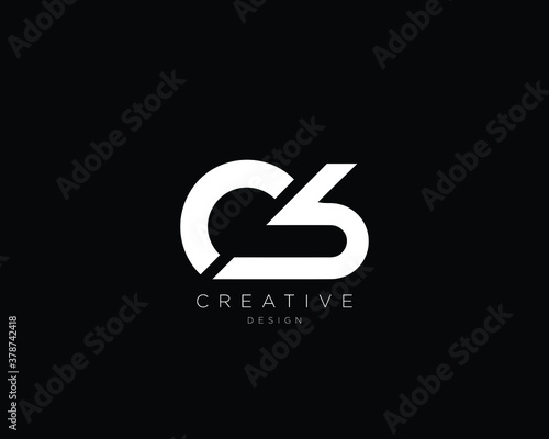 Professional and Minimalist Letter CB Logo Design, Editable in Vector Format
