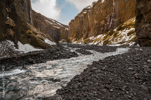 Stakkholtsgjá canyon photo