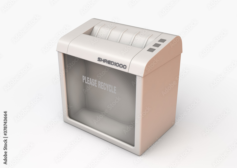 Empty Office Paper Shredder Empty Office Paper Shredder