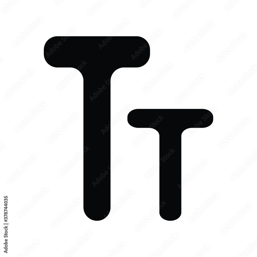 Text editor icon vector graphic design Text editor icon vector graphic design