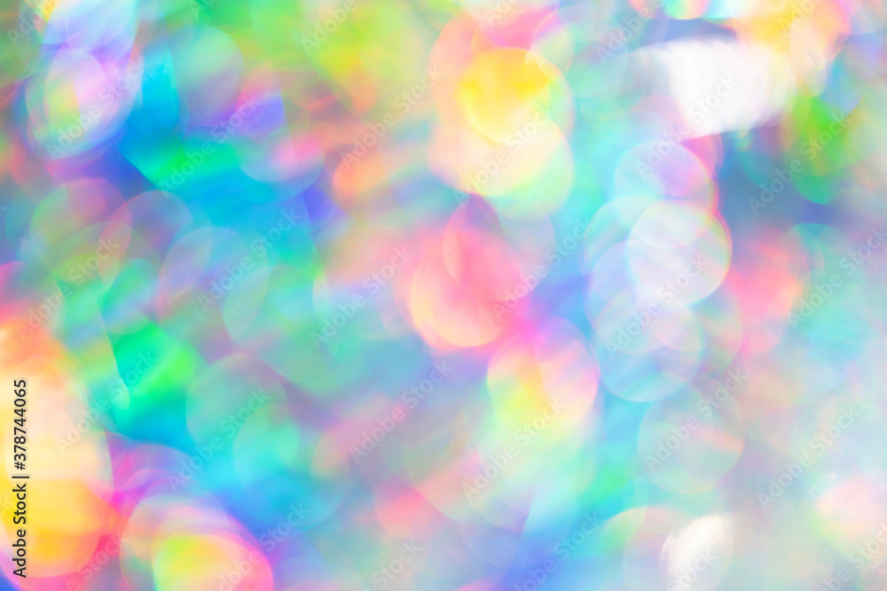 close up blurred bokeh detail of holographic foil close up blurred bokeh detail of holographic foil