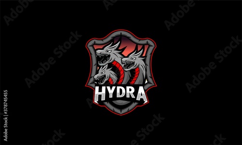 Fototapeta Naklejka Na Ścianę i Meble -  Hydra esport logo vector