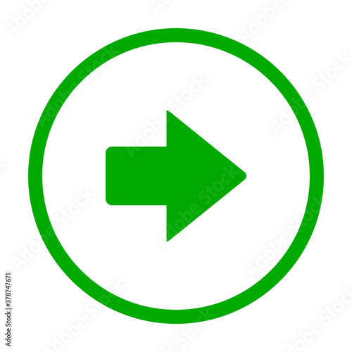 Free Download Pfeil nach rechts und Kreis - GFXLoad