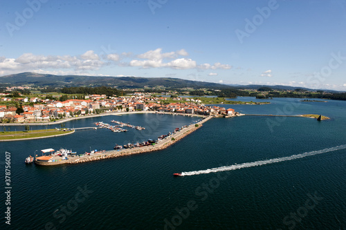 aerial view of the port of Cambados, Galicia  © Guillermo