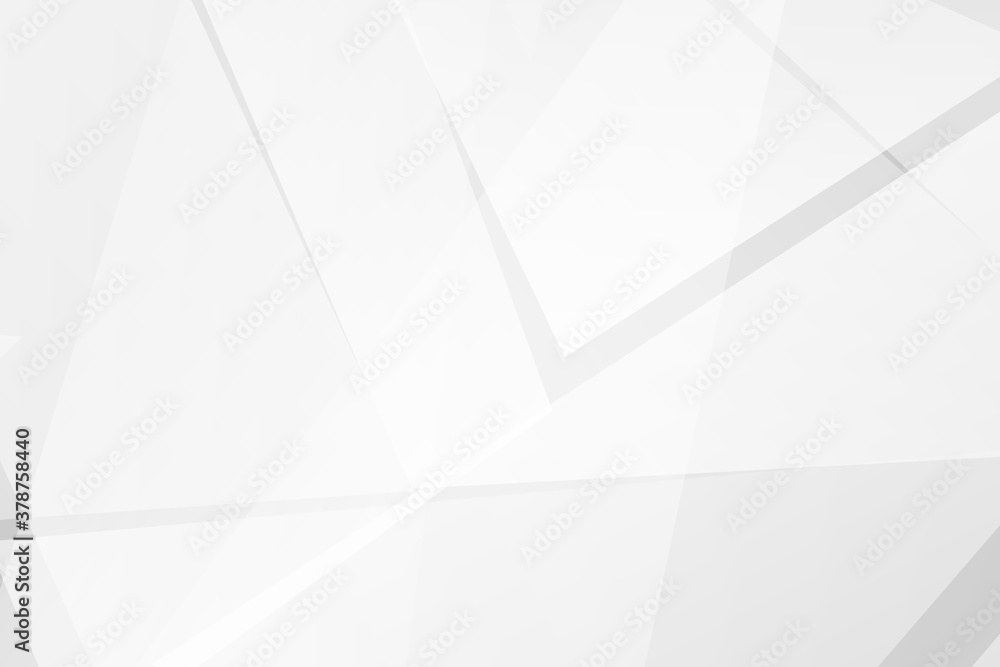 Obraz premium Abstract white and grey on light silver background modern design. Vector illustration EPS 10.