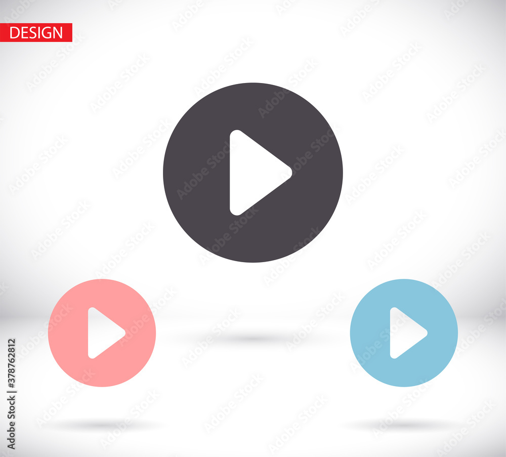 button player vector icon. lorem ipsum Flat Design JPG button player vector icon. lorem ipsum Flat Design JPG