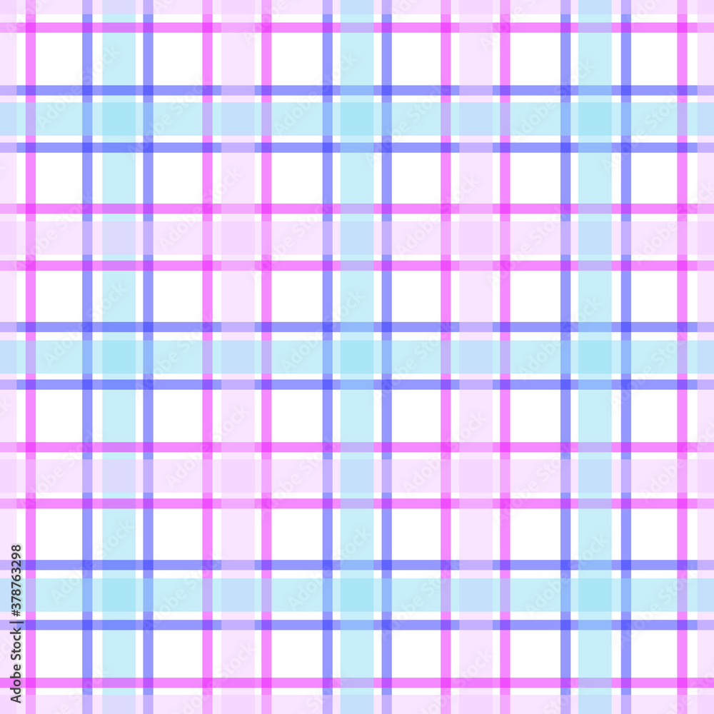 Seamless pattern with pink and blue cells. Vector. Use for packaging, bags, napkins, fabric, web design, backgrounds.
Seamless pattern with pink and blue cells. Vector. Use for packaging, bags, napkins, fabric, web design, backgrounds.