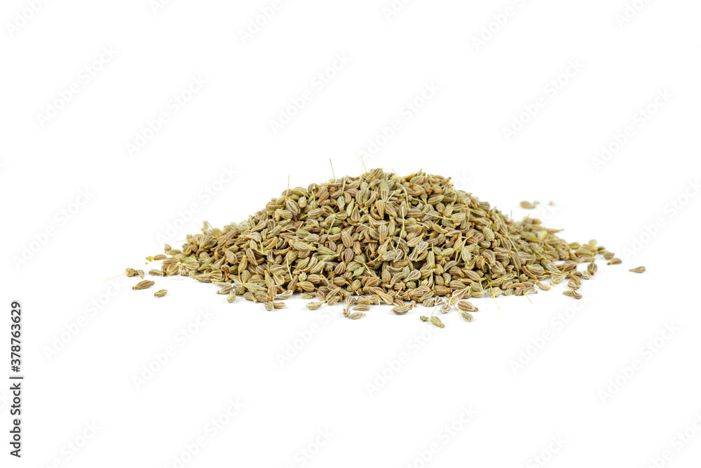 Anise seeds isolated on a white background Anise seeds isolated on a white background