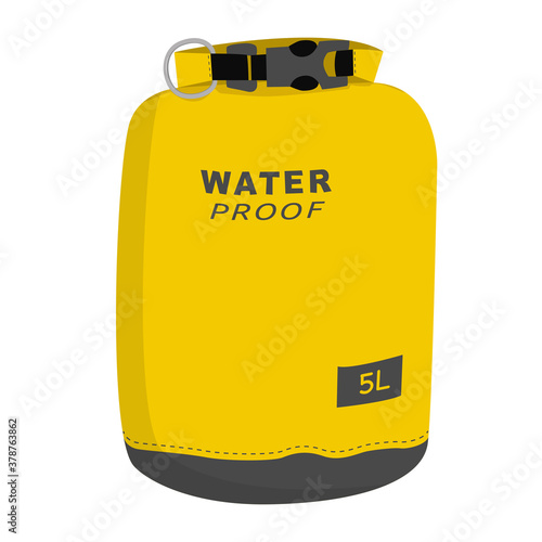 Waterproof closed dry bag for water sport and recreation