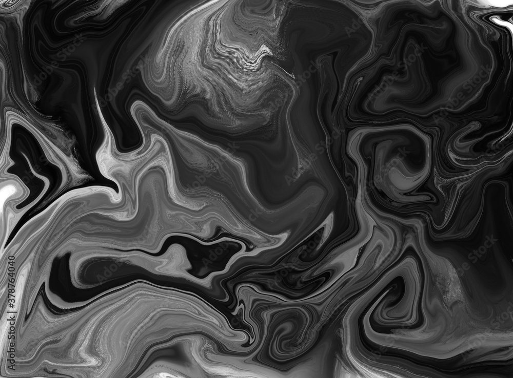 Mix of black and white oil paints, abstract texture or background Mix of black and white oil paints, abstract texture or background