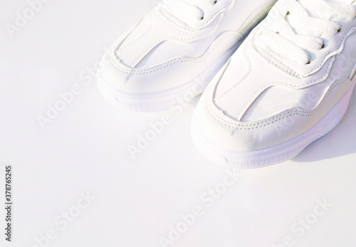 baby shoes on white