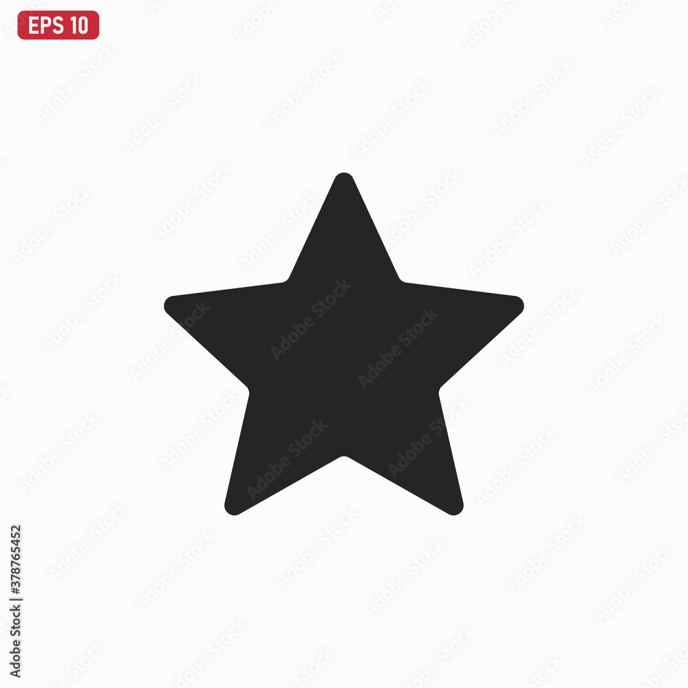 Star icon vector . Star sign Star icon vector . Star sign
